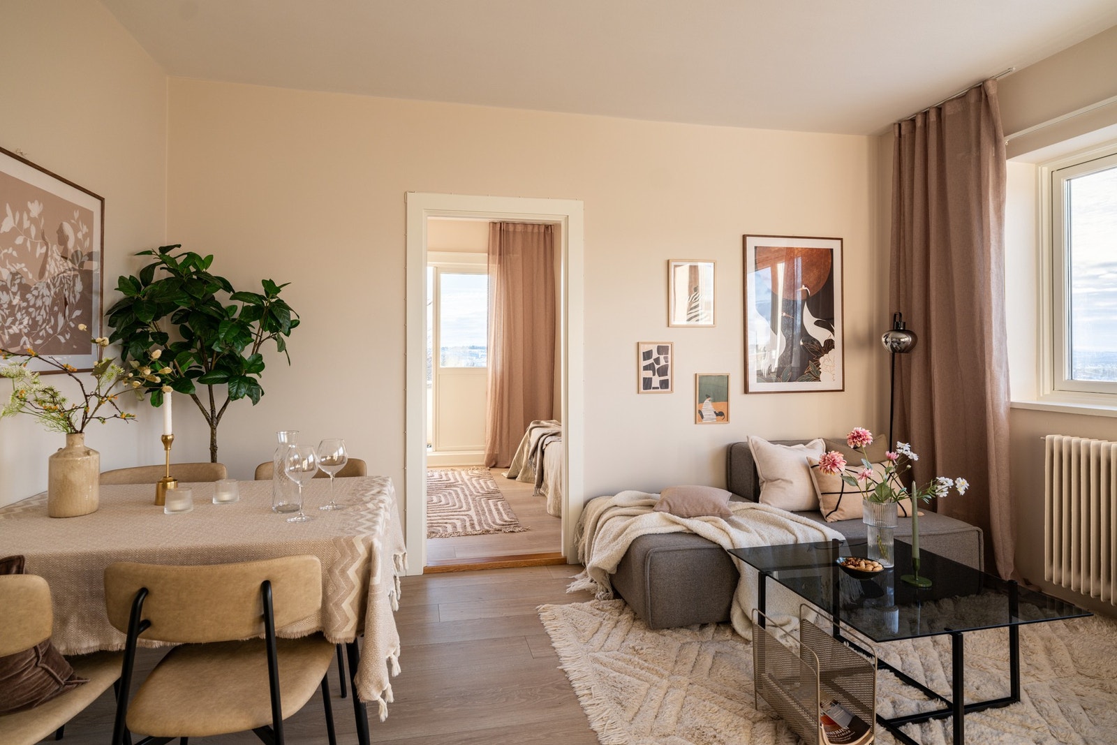 Her får du en lekker leilighet med god planløsning og fin størrelse på alle rom. Galleribilde