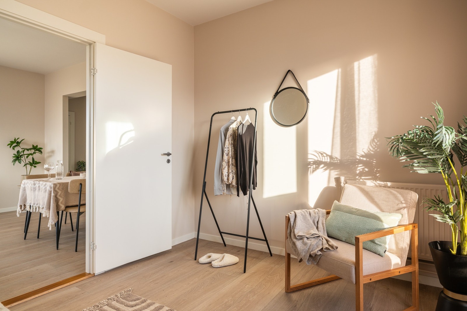 Det er også plass til garderobeløsning. Galleribilde