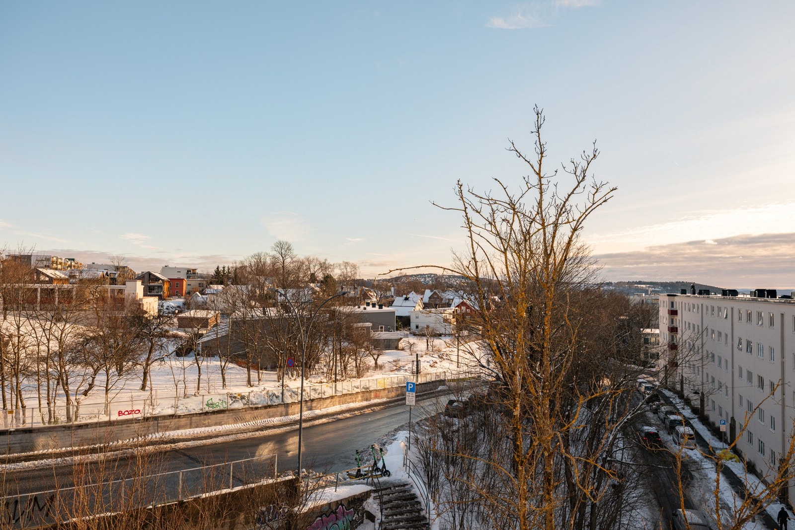 Utsyn fra balkongen. Galleribilde