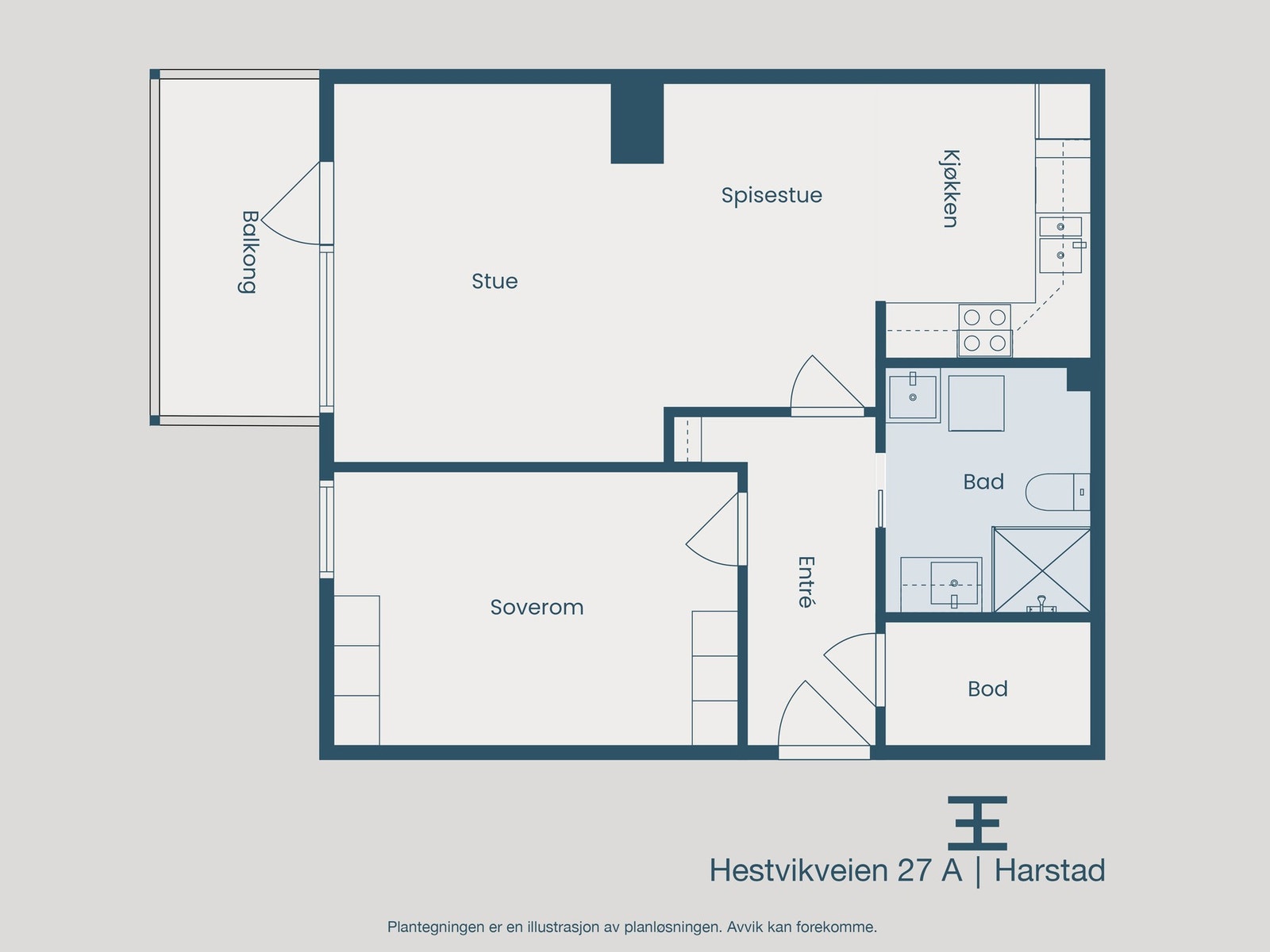 Plantegning Galleribilde