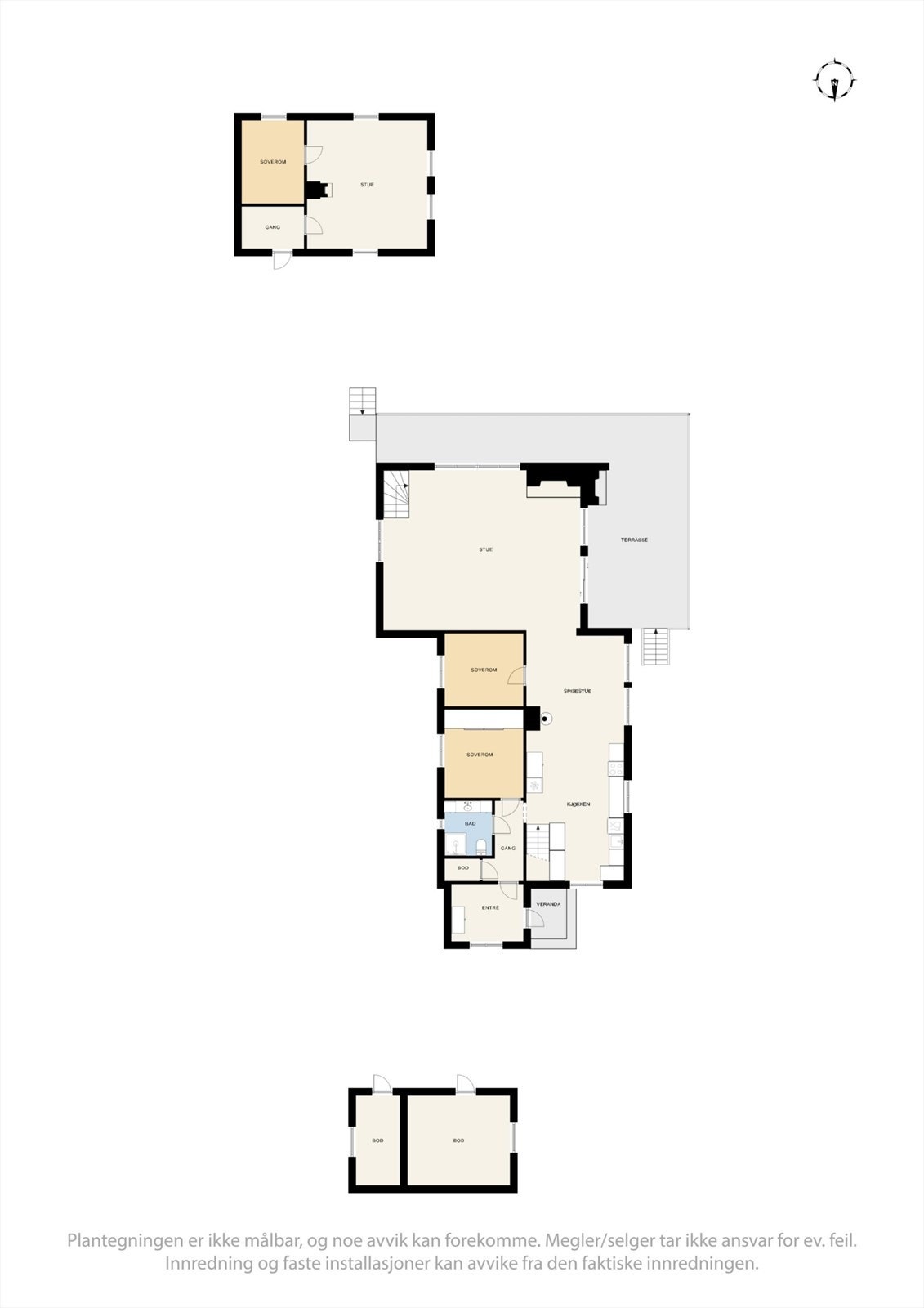 Plantegning 1. etasje. Galleribilde