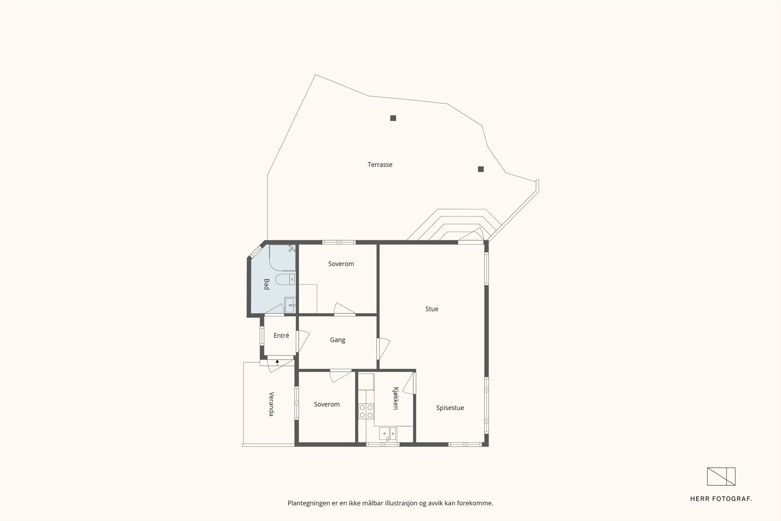 Plantegning. Galleribilde