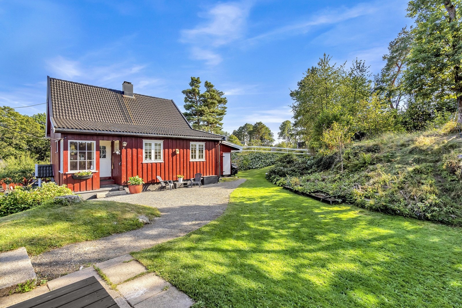 Hyggelig inngangsparti Galleribilde
