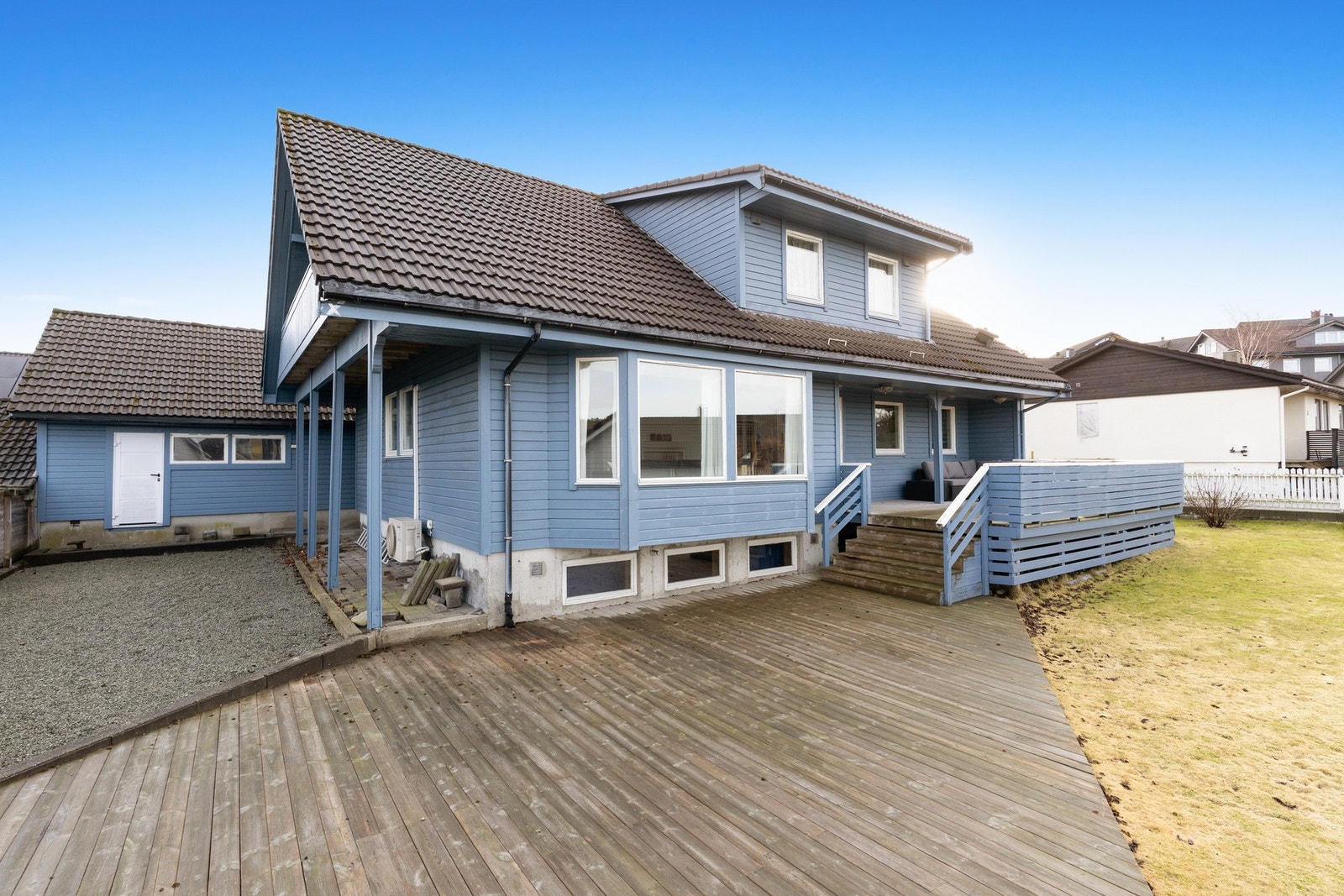 Her er det god boltreplass for både store og små. Galleribilde