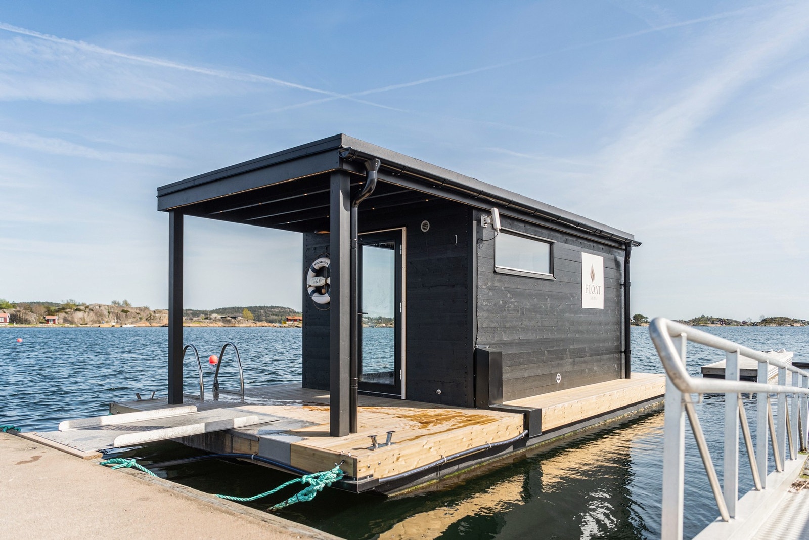 På Granholmen er det badstue Galleribilde