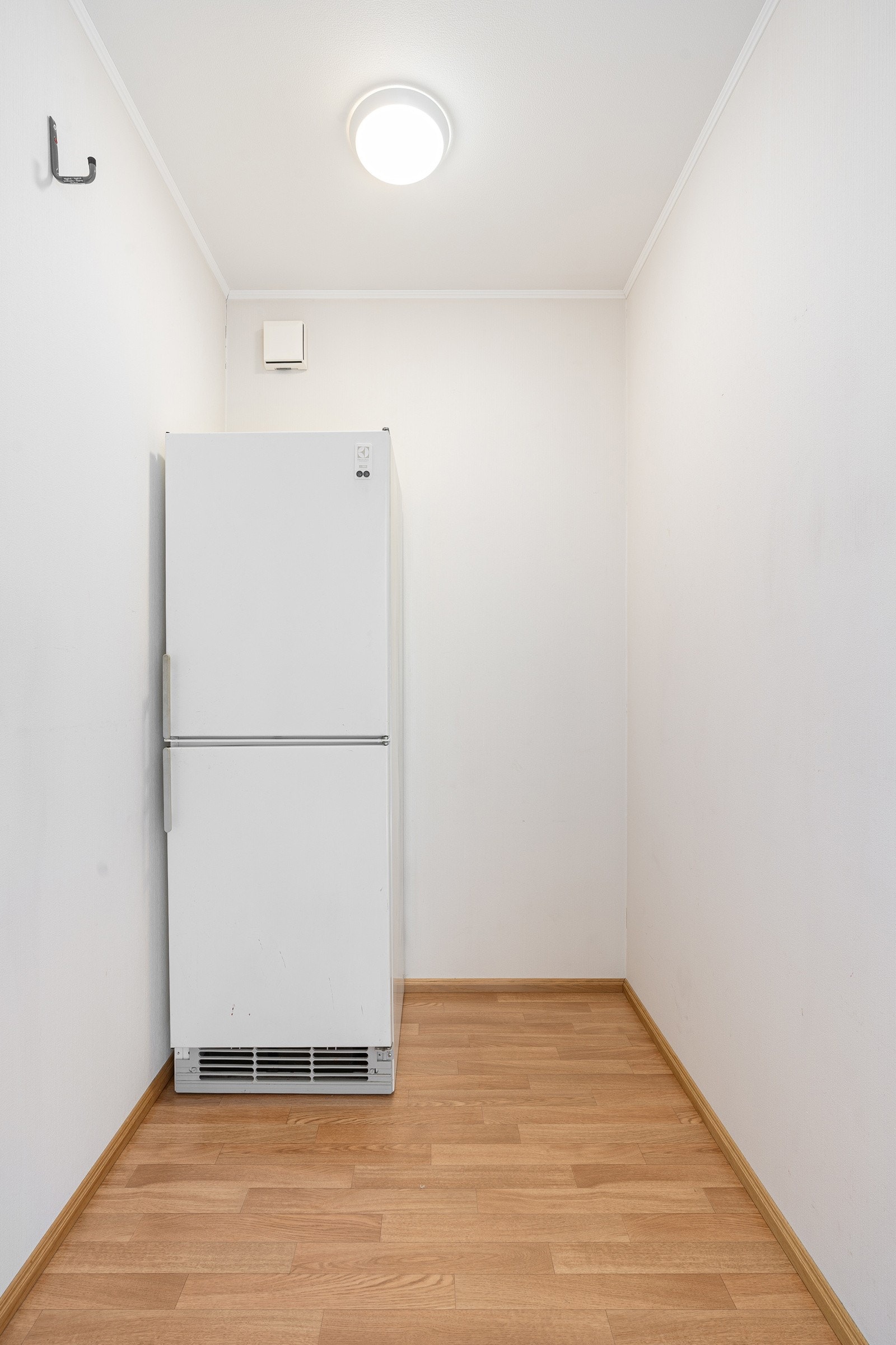 Praktisk innvendig bod sikrer mye opppbevaringsplass.