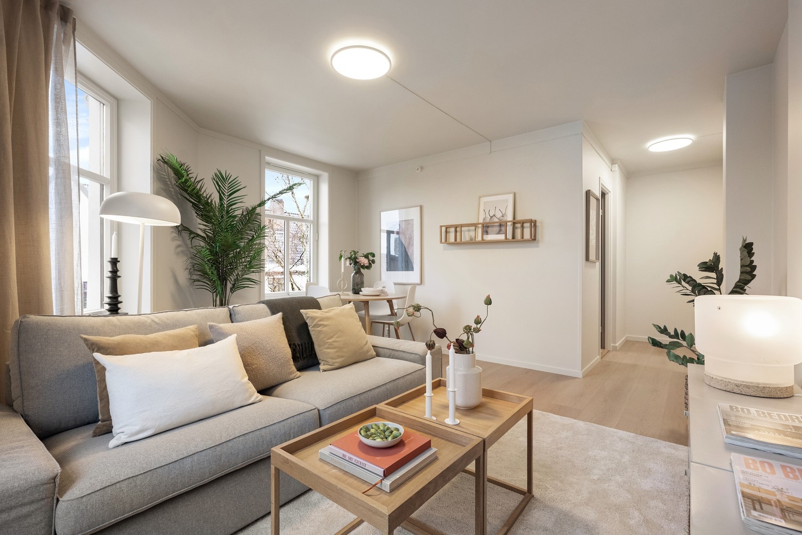 En flott 3-roms hjørneleilighet, med super beliggenhet midt på Bjølsen Galleribilde