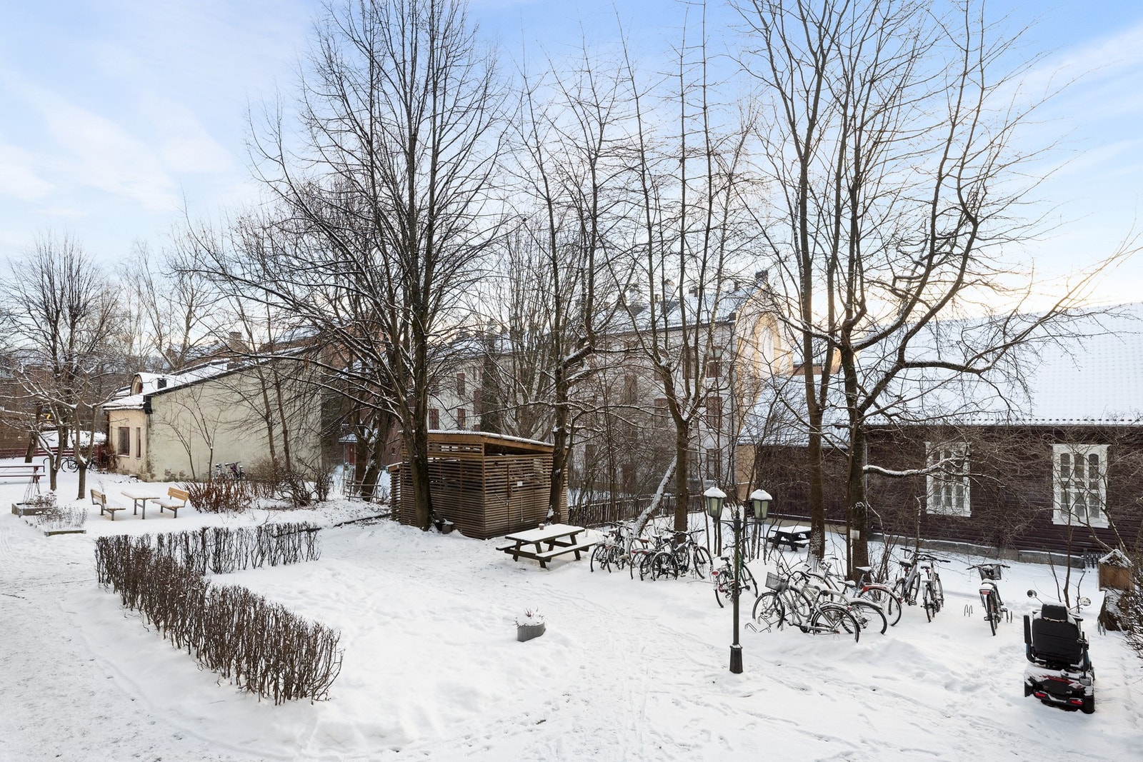 Bakgård Galleribilde