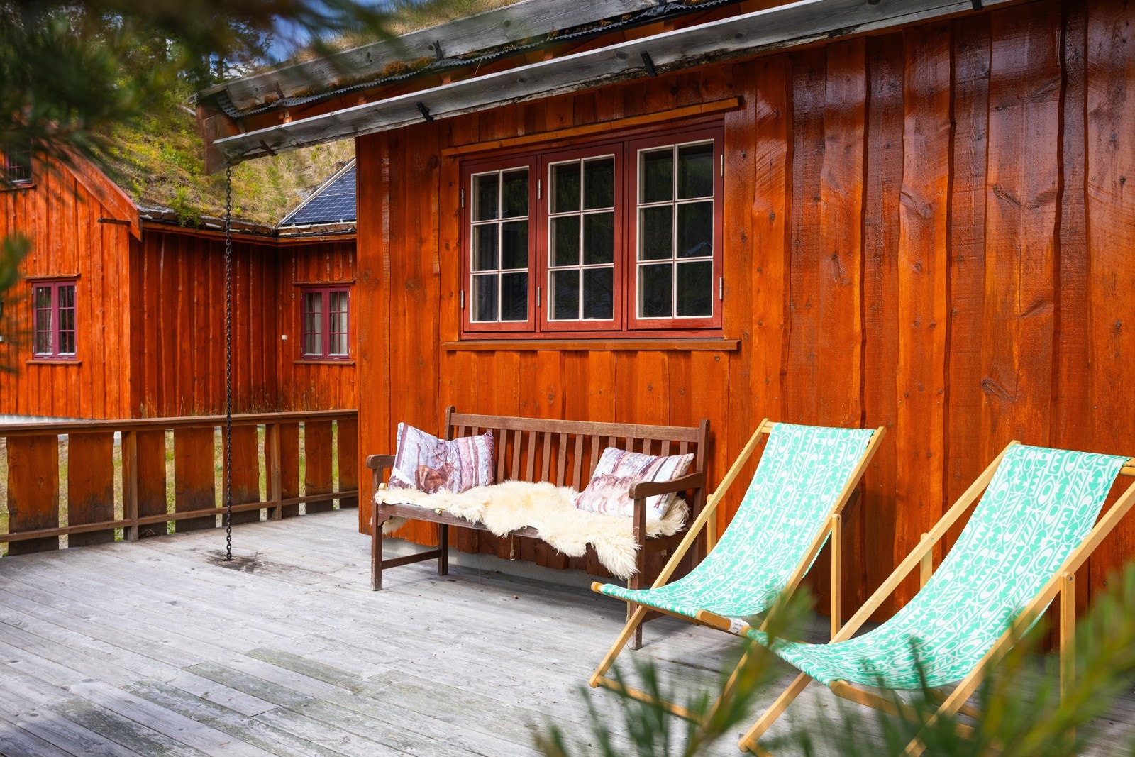 Platting ved inngangspartiet Galleribilde