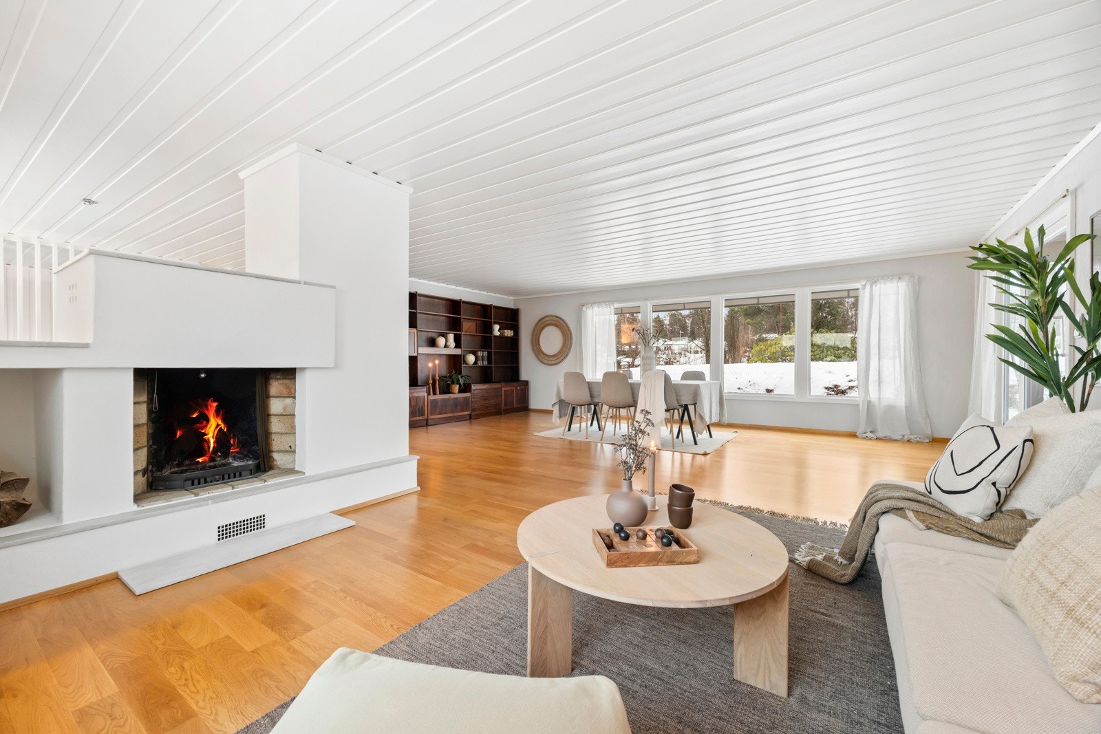 Stuen er inndelt i flere soner Galleribilde