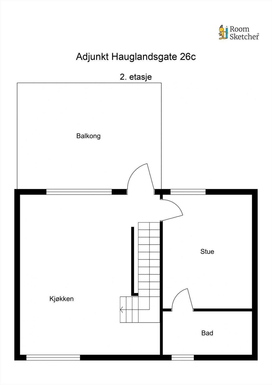 Plantegning 2. etg. Galleribilde