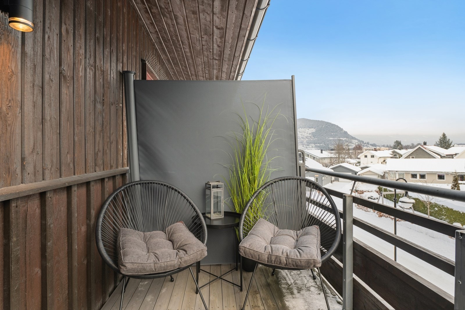 Her er det plass for utemøblement. Galleribilde