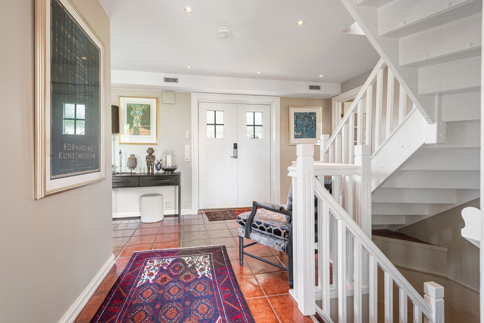 2-fløyet ytterdør med elektronisk kodelås Galleribilde