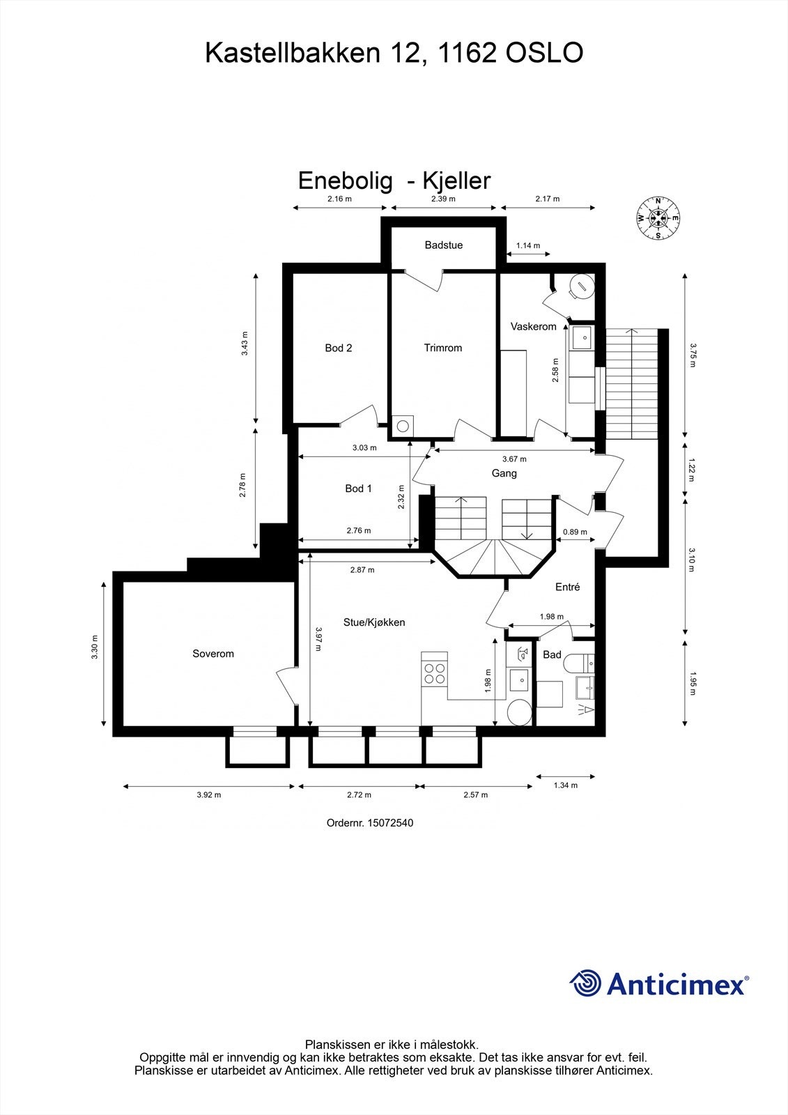 Plantegning - Kjeller Galleribilde