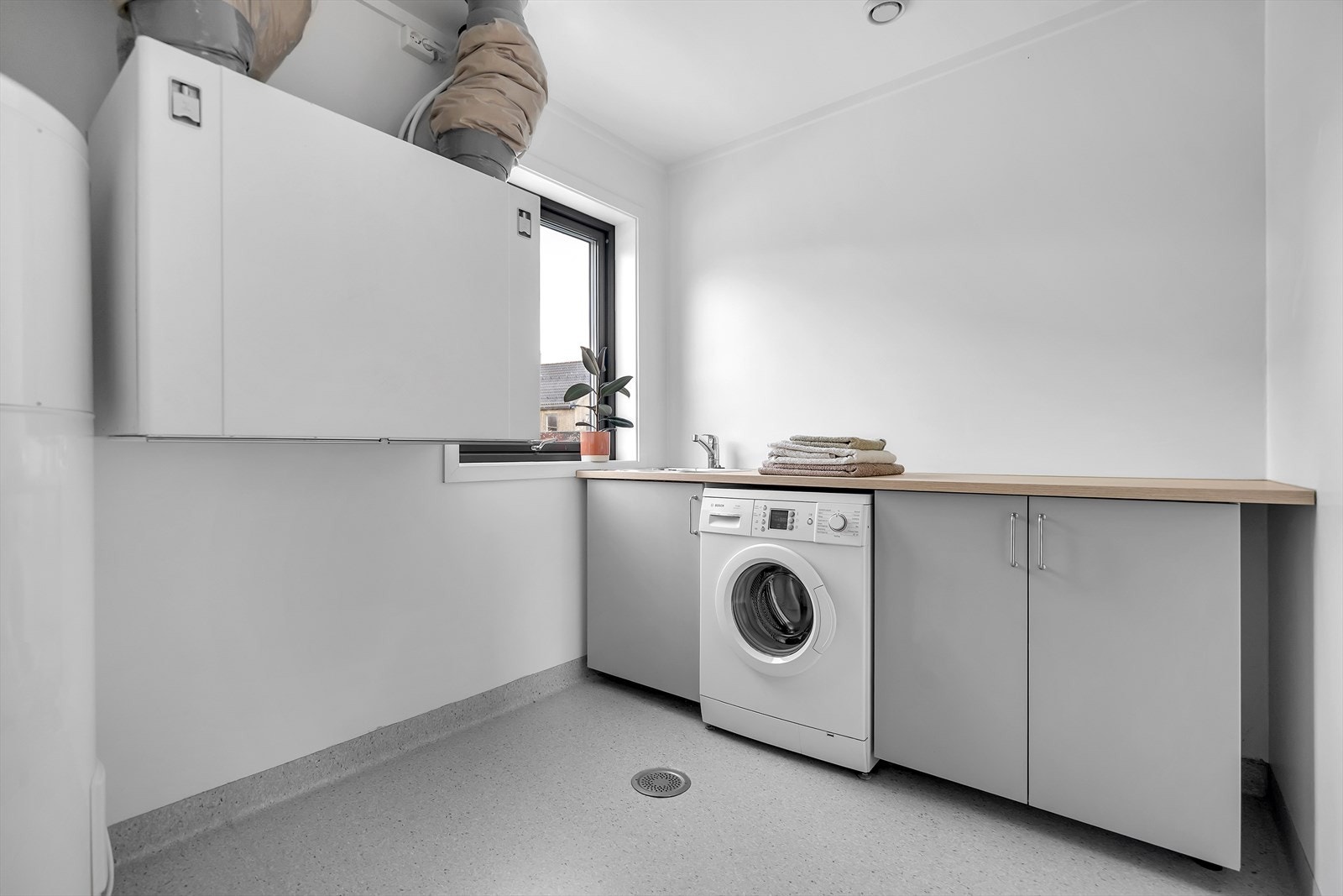 Praktisk vaskerom. Galleribilde