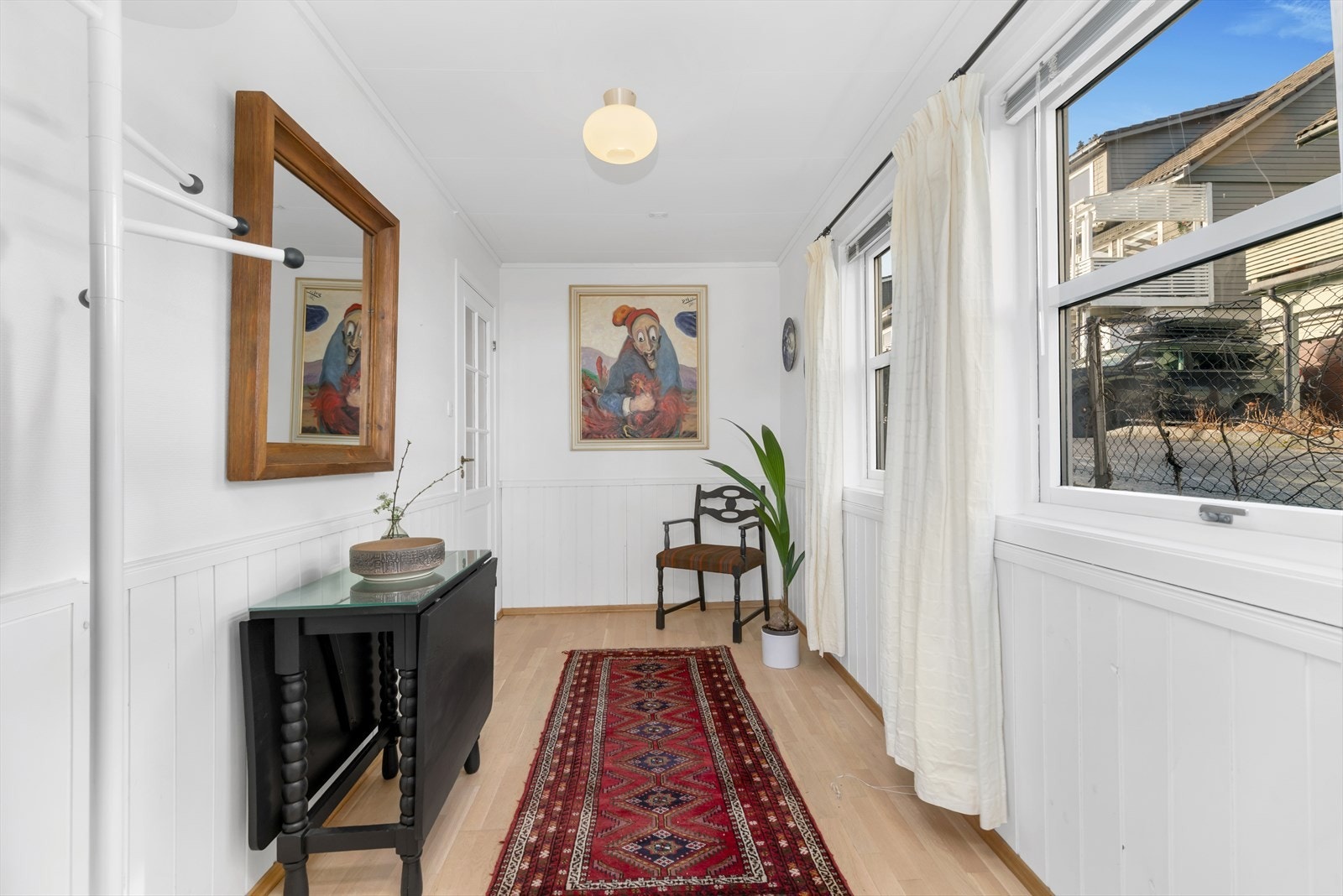 I følge tegninger er gangen godkjent som soverom Galleribilde