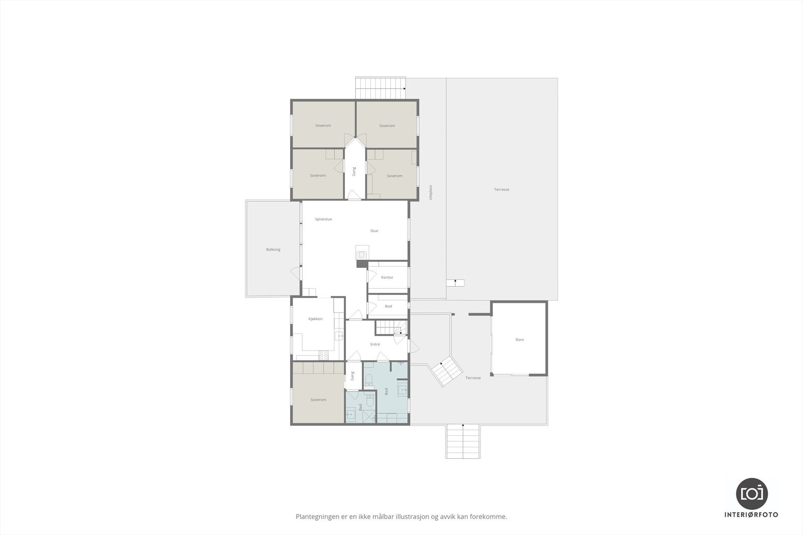 Plantegning Galleribilde