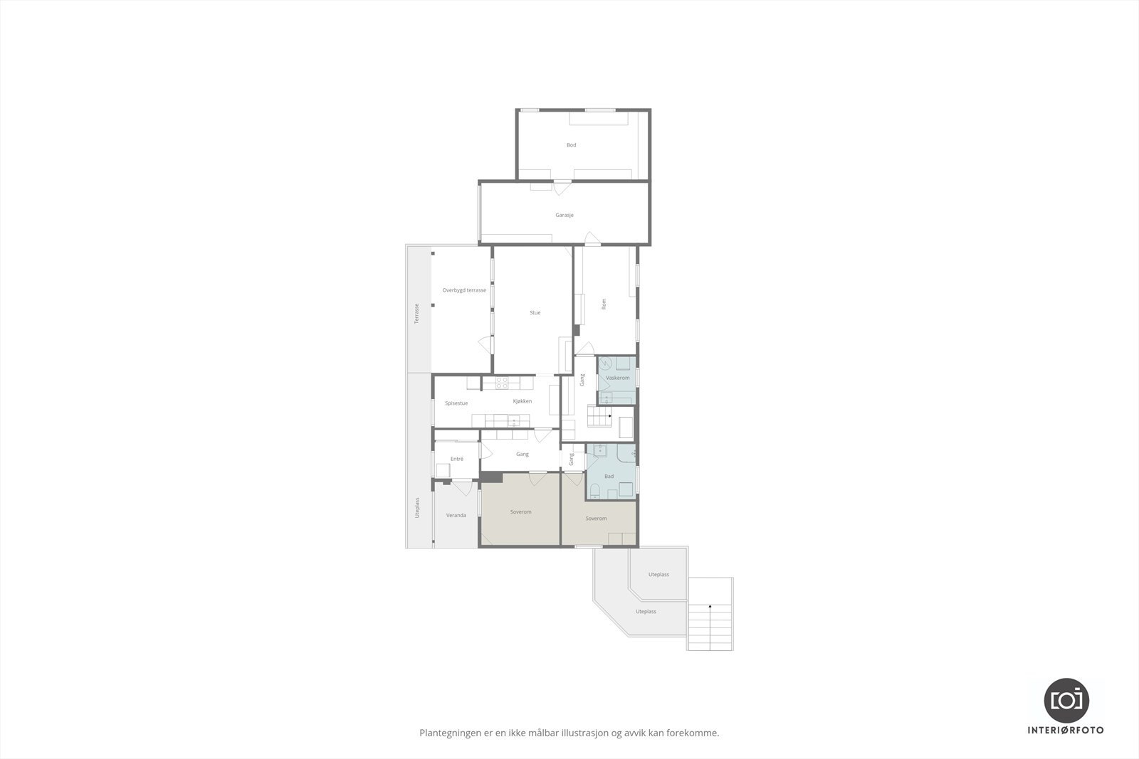 Plantegning Galleribilde