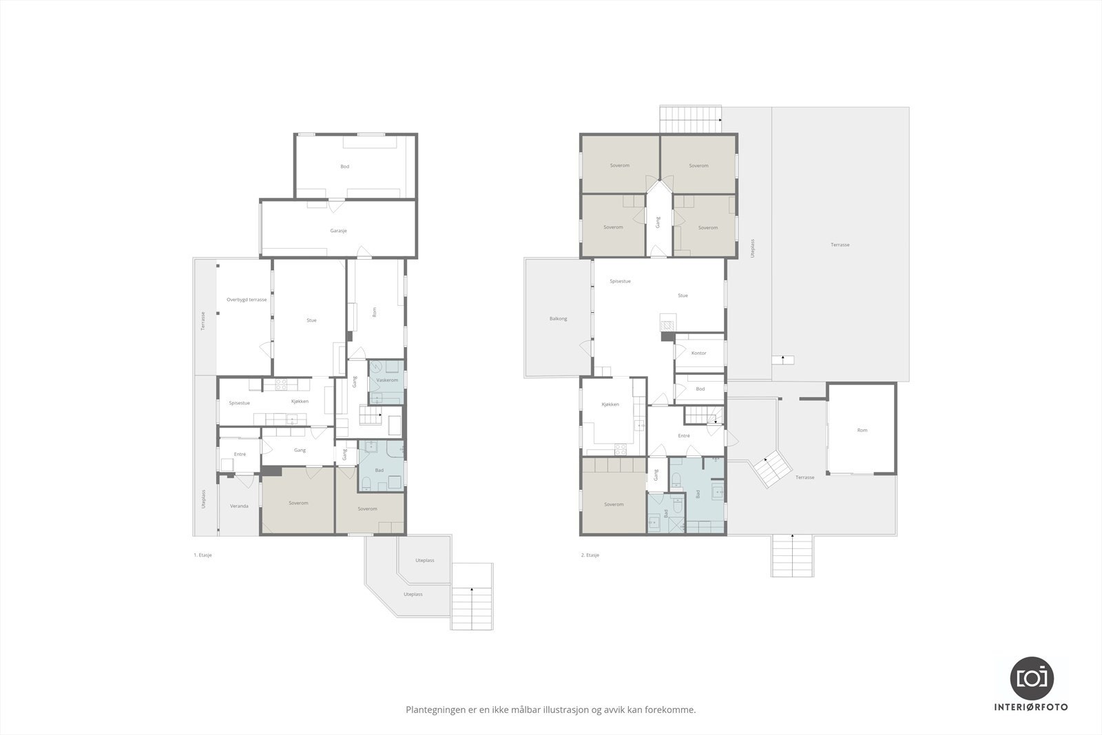 Plantegning Galleribilde