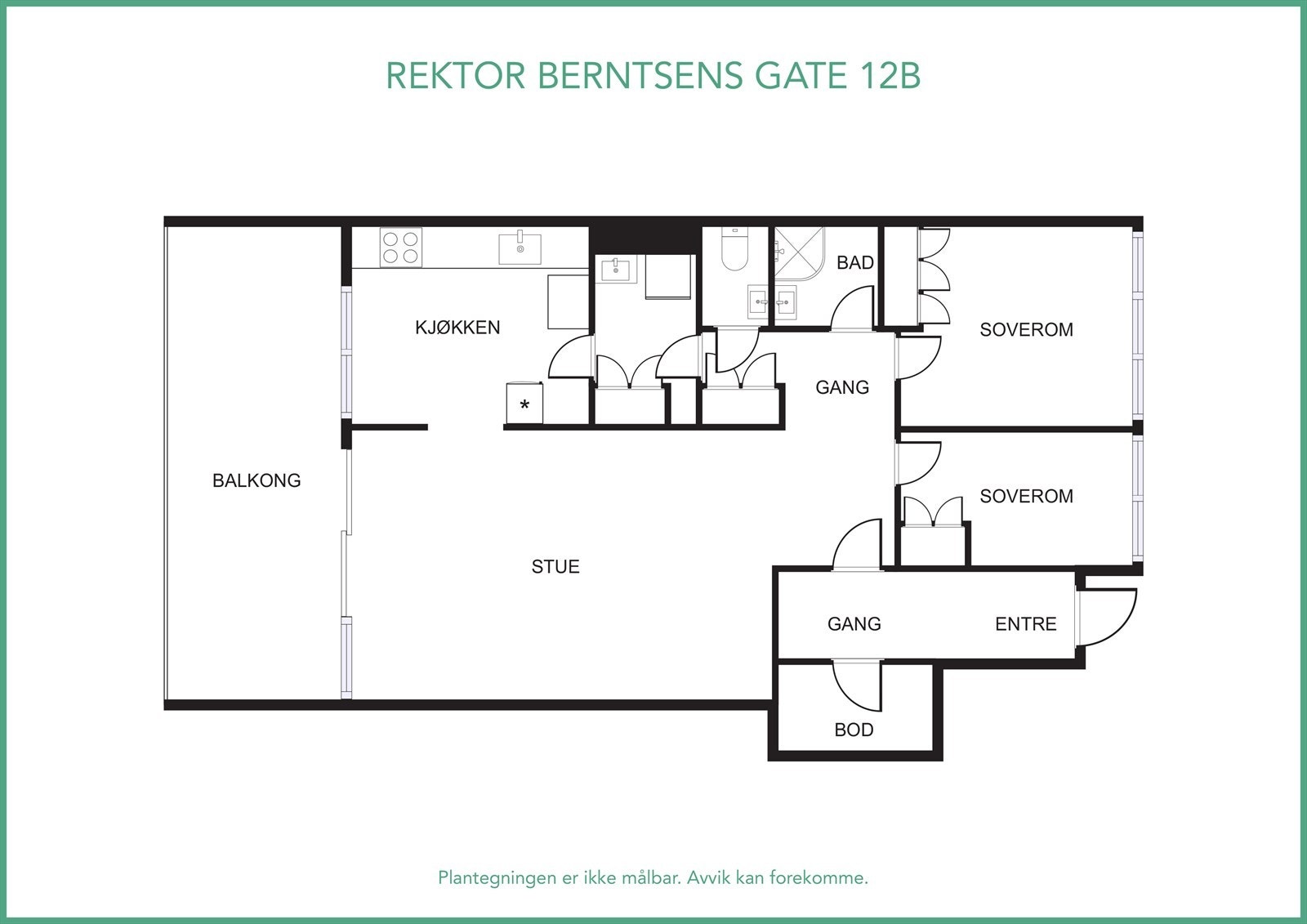 Plantegning Galleribilde