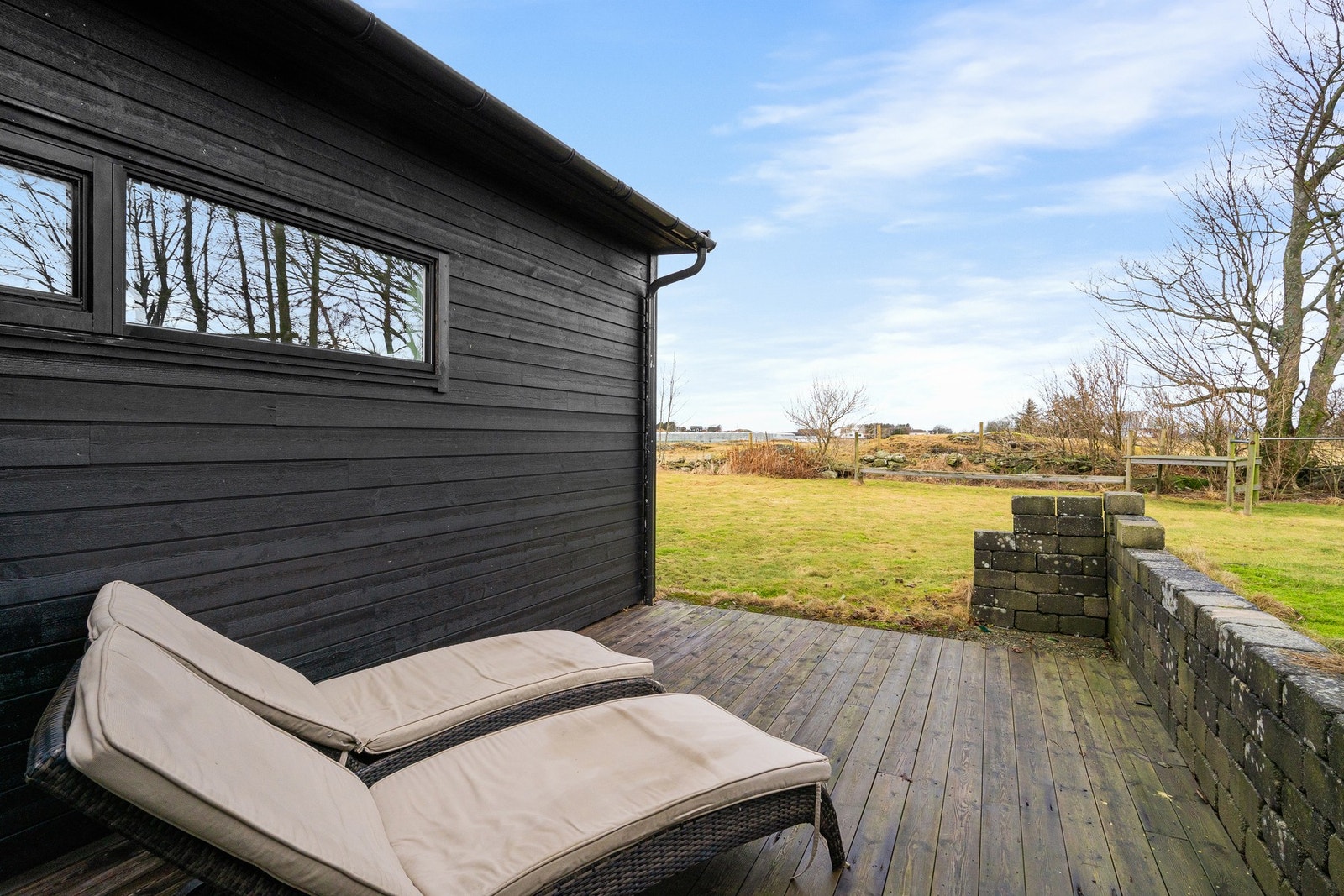 Her er det også laget til en hyggelig sone. Her kan du nyte morgensolen! Galleribilde