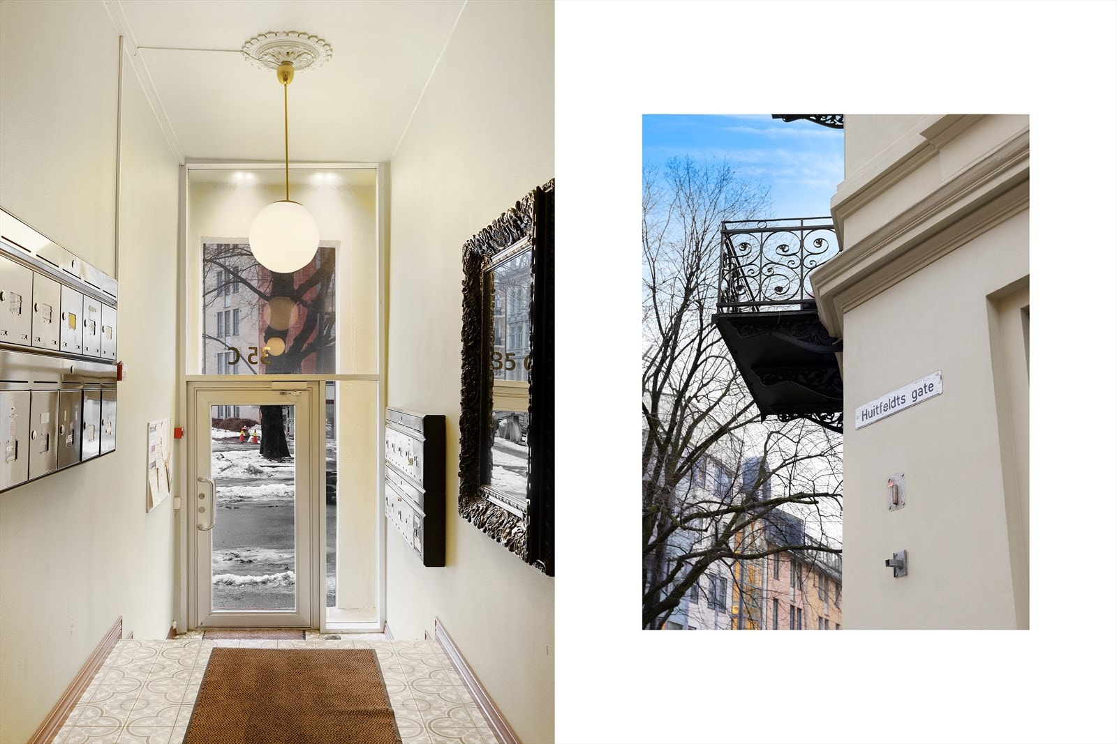 Velholdt og pent inngangsparti. Galleribilde