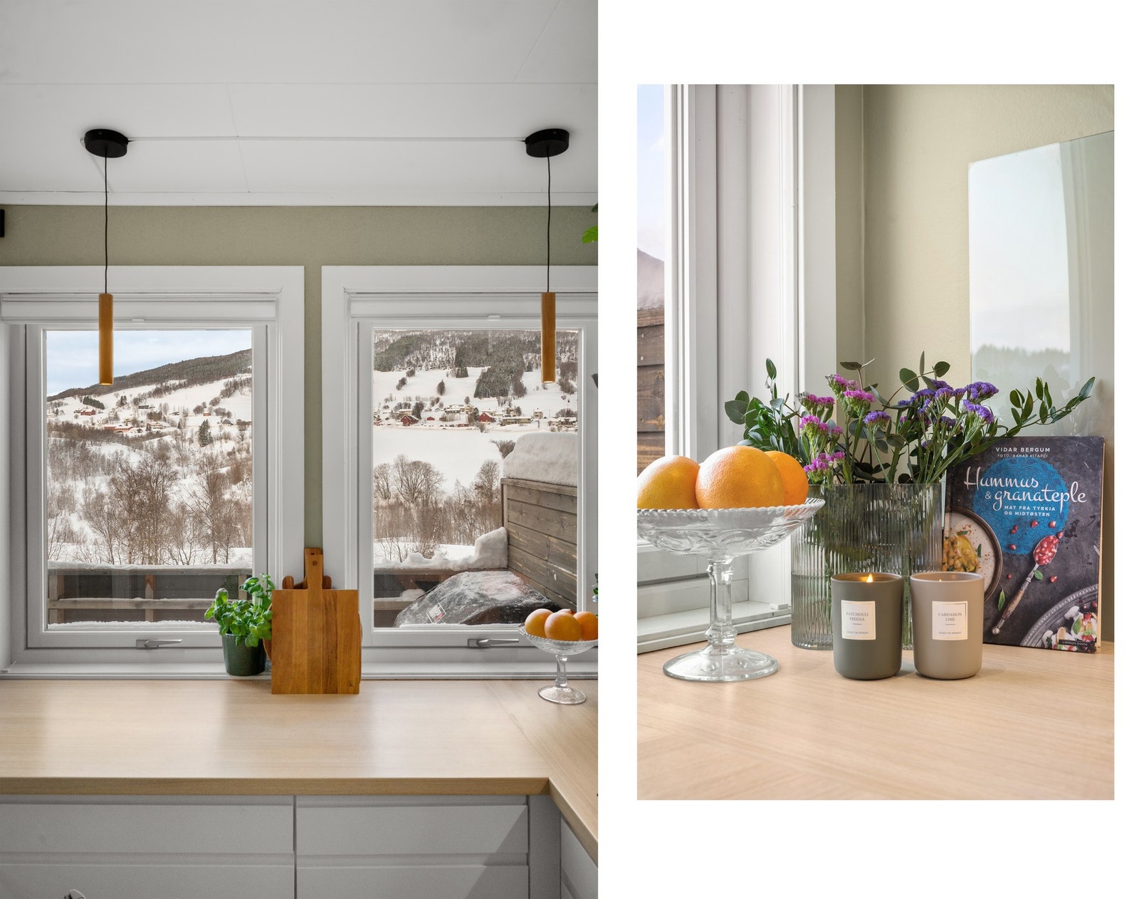 Gode vindusflater gir rikelig med naturlig lys til rommet Galleribilde