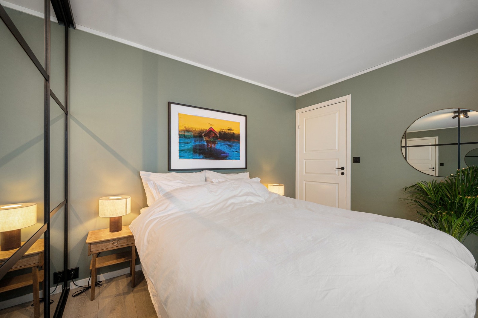 God plass til en dobbeltseng Galleribilde