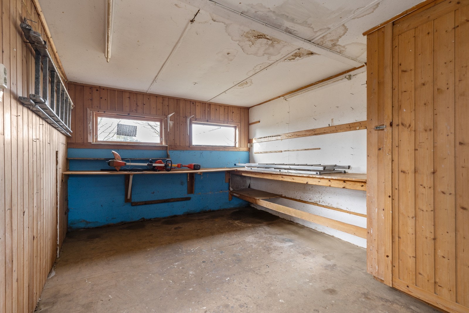 Hobbyrom i tilknytning til garasjen. Galleribilde