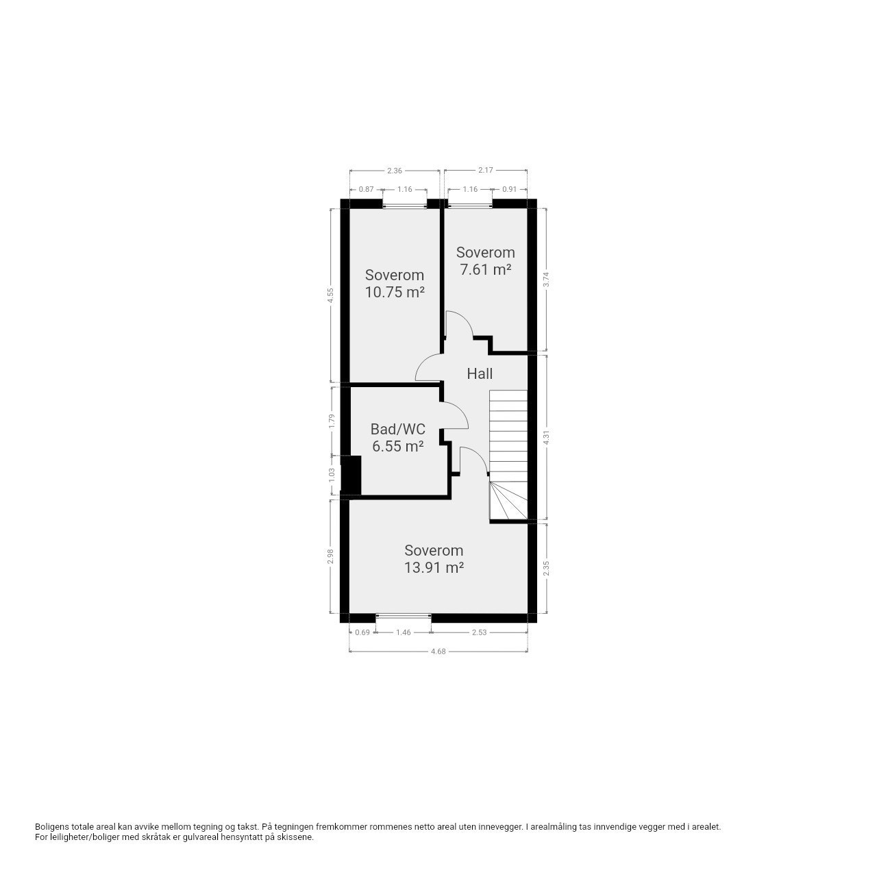 Plantegning 2. etasje. Galleribilde
