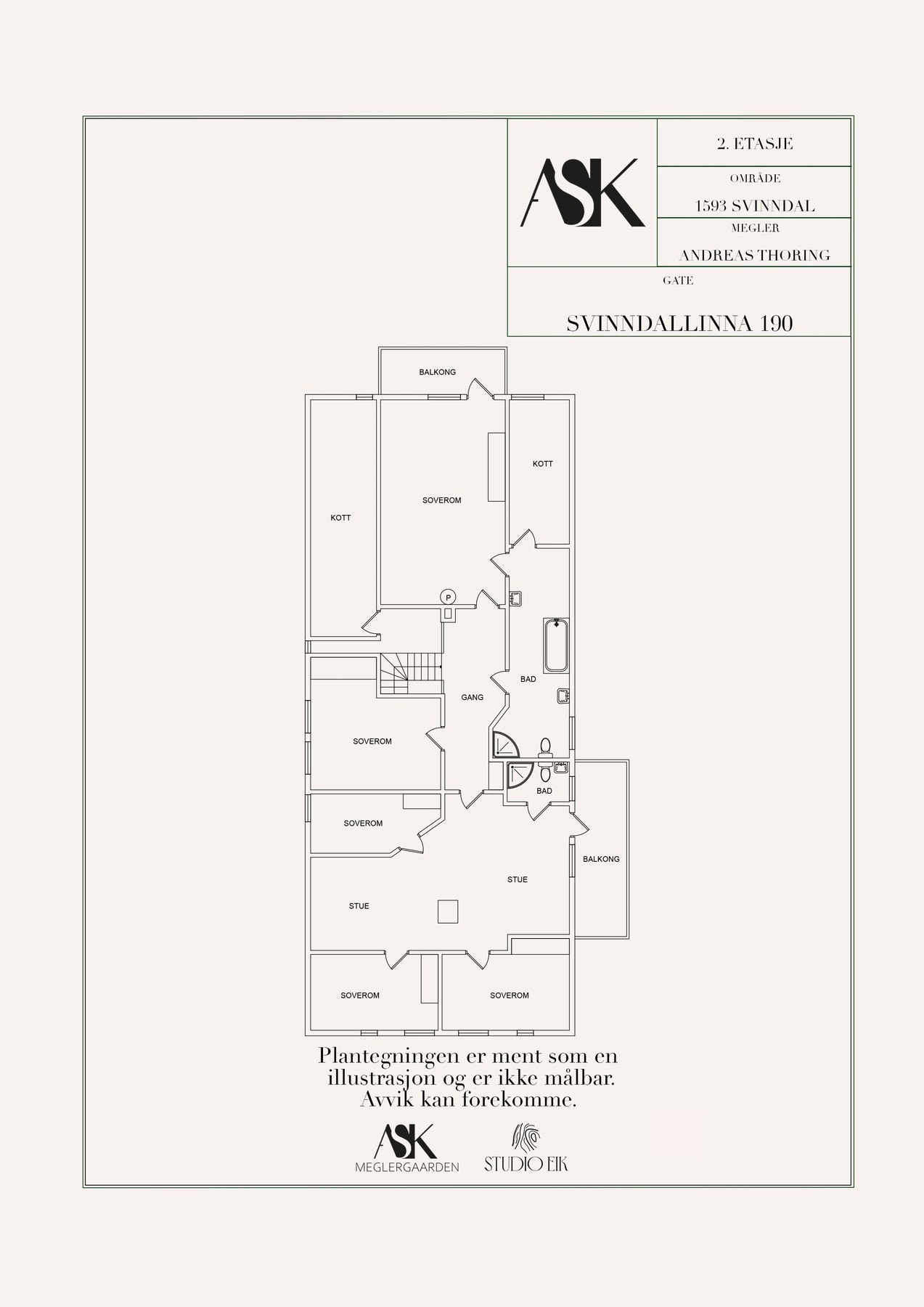 illustrasjon plantegning
Hovedhus 2. etasje Galleribilde