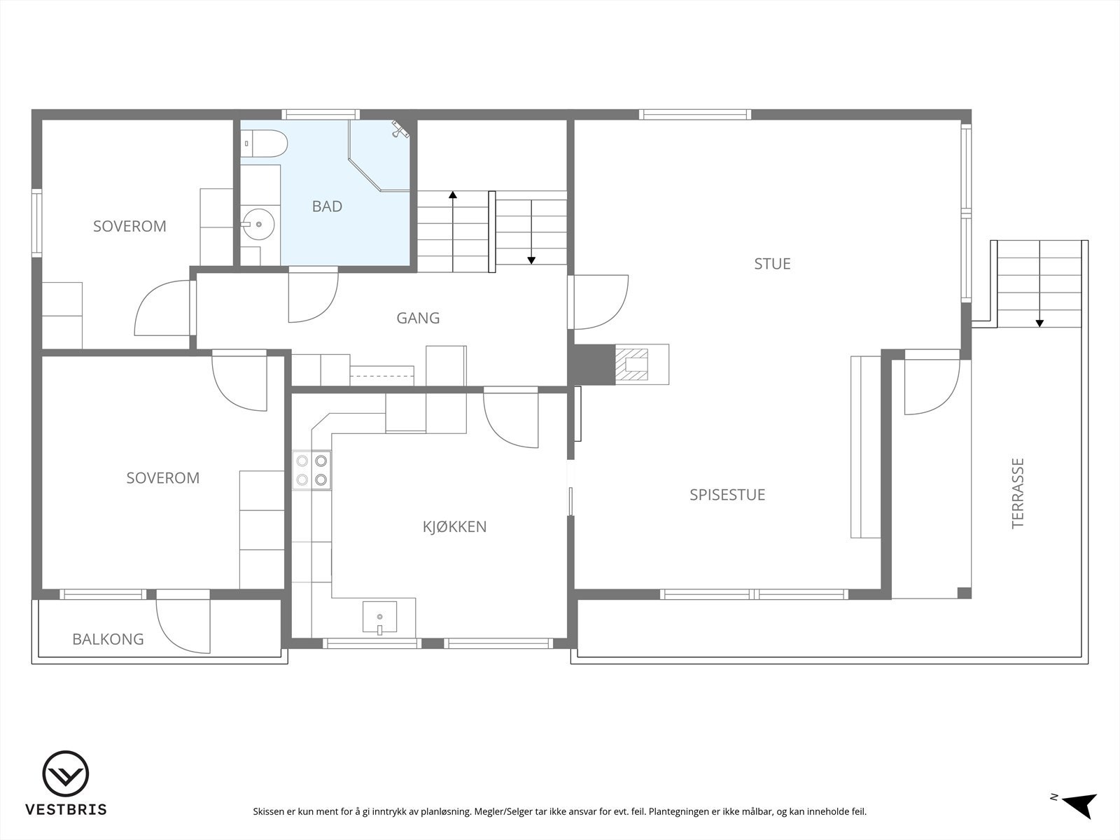 2nd floor 15 stoplevegen sandeid without dim Galleribilde