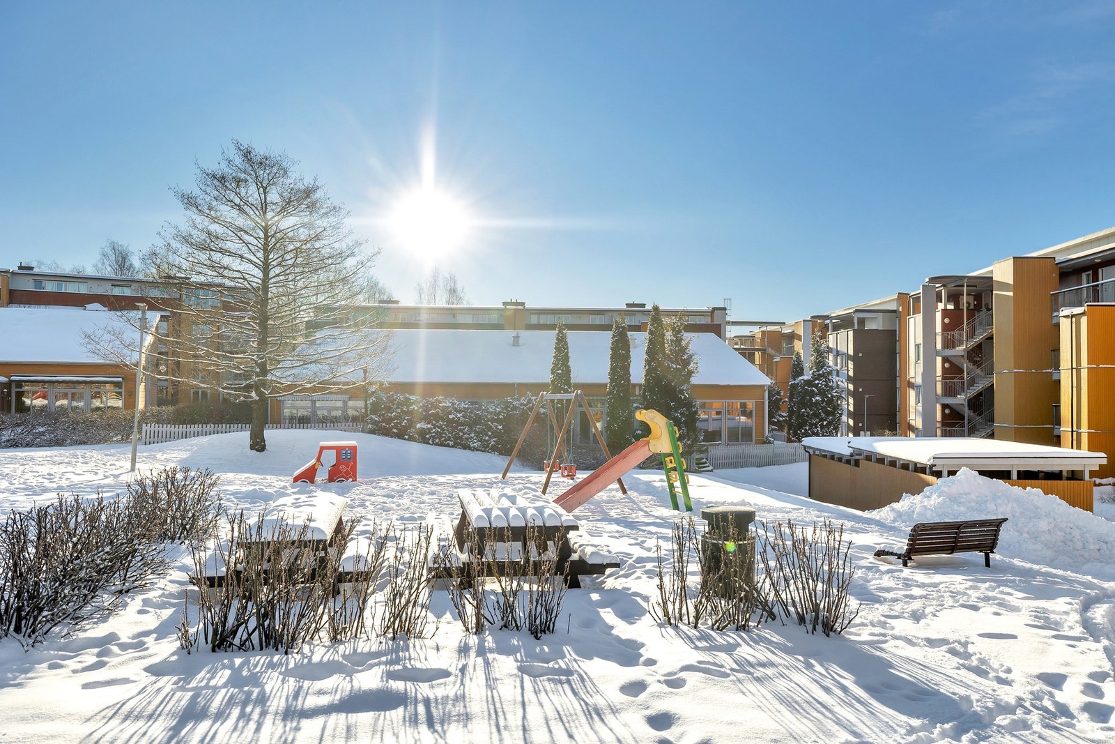 Borettslaget er pent opparbeidet. Galleribilde