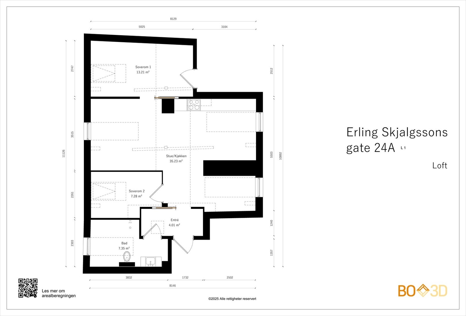 Plantegning. Galleribilde