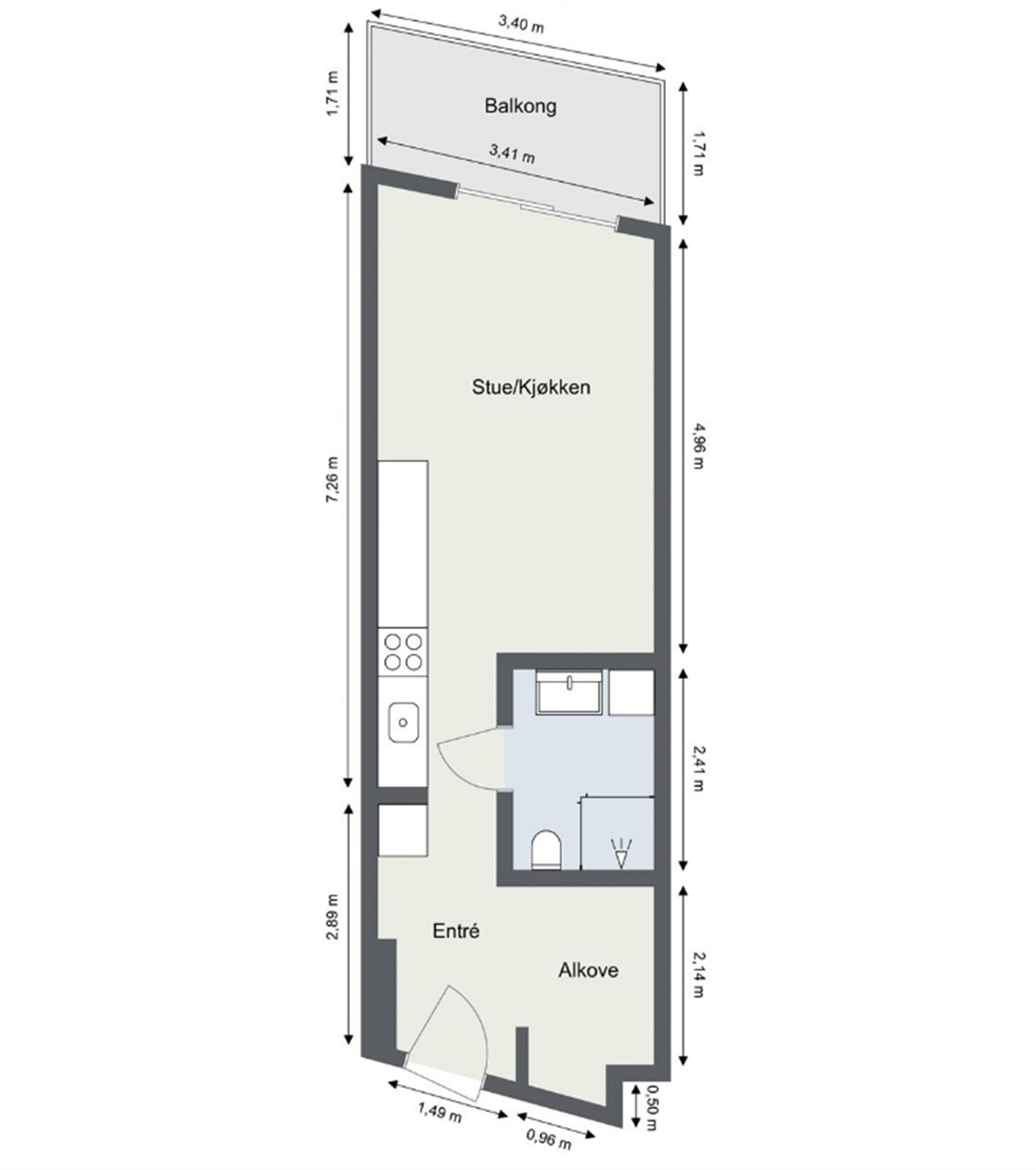 Plantegning 12 etasje Galleribilde