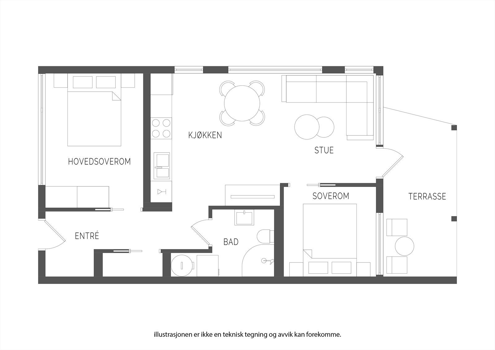 Plantegning Galleribilde