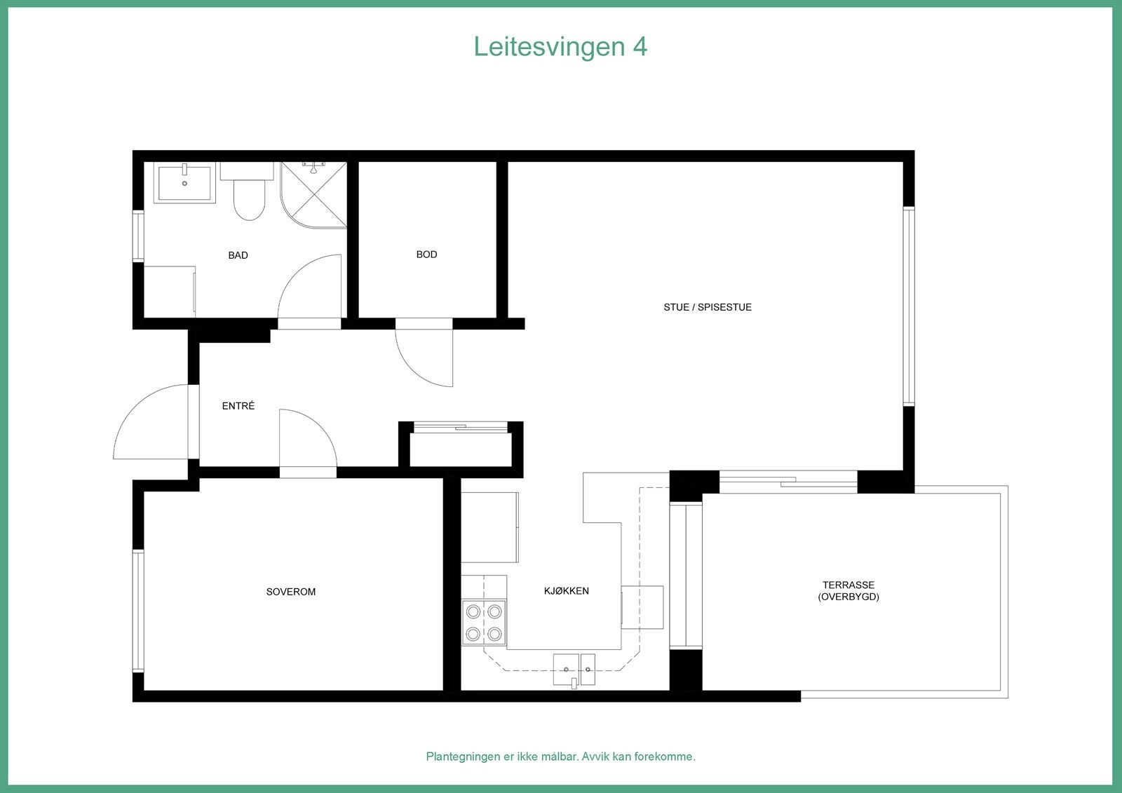 Plantegning Galleribilde