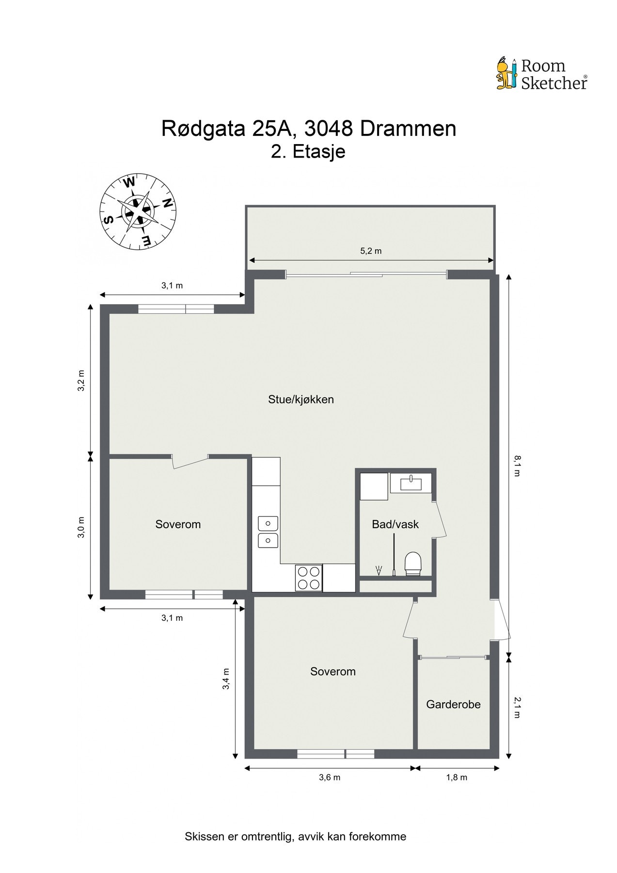 Plantegning Galleribilde