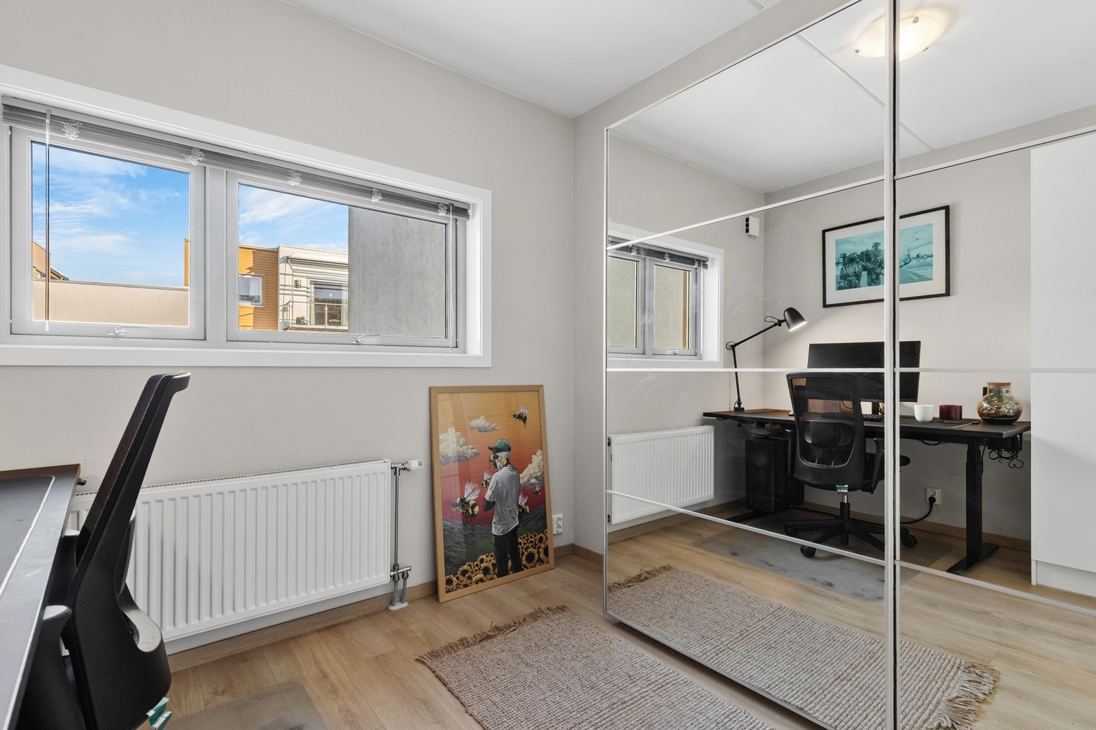 Rommet kan passe fint som barnerom, gjesterom, hobbyrom eller hjemmekontor Galleribilde