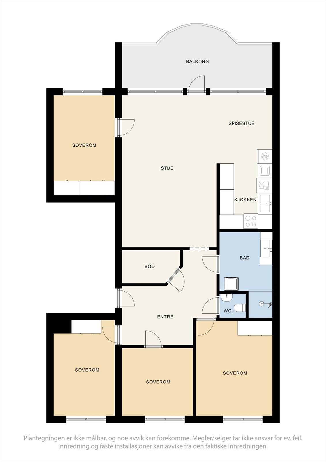 Plantegning - 3. etasje Galleribilde