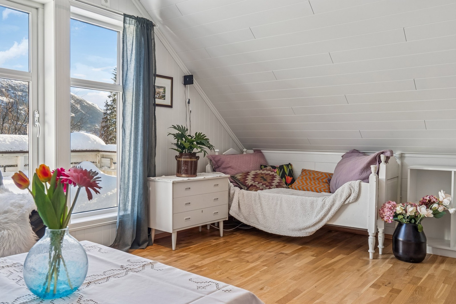 Fin utsikt fra loftstua Galleribilde