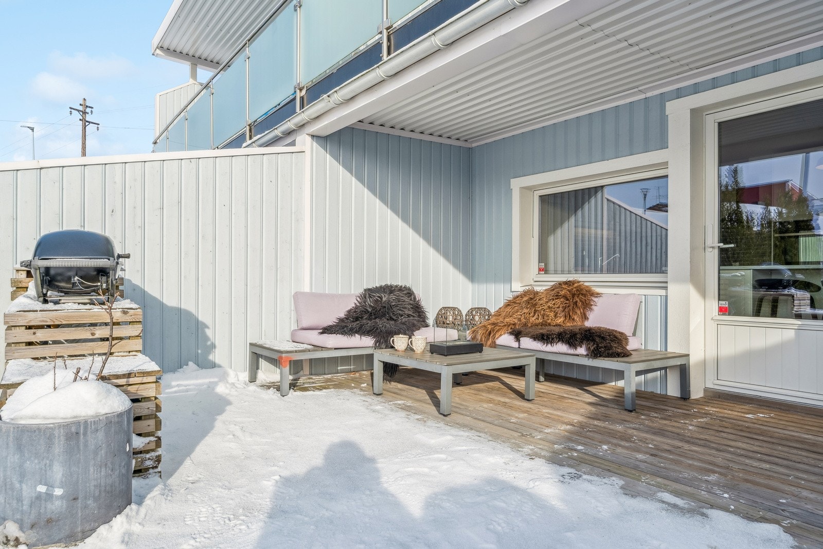 Plassen er godt skjermet fra naboen. Galleribilde