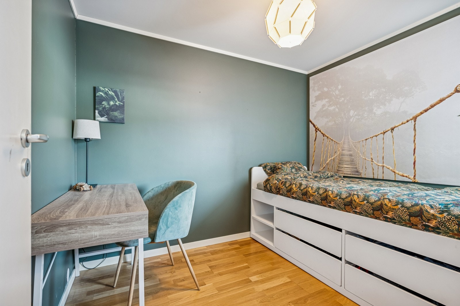 Soverom nr. 2 i hovedetasjen er ikke søkt godkjent. Galleribilde