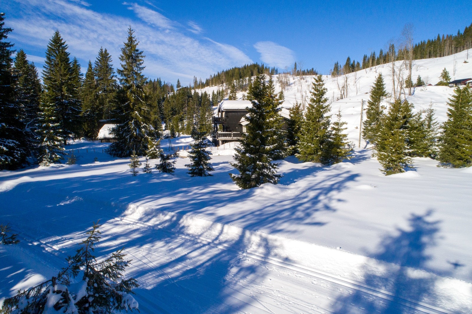 Her ligger alt til rette for flotte turer i skog og mark med vakker natur som nærmeste nabo Galleribilde