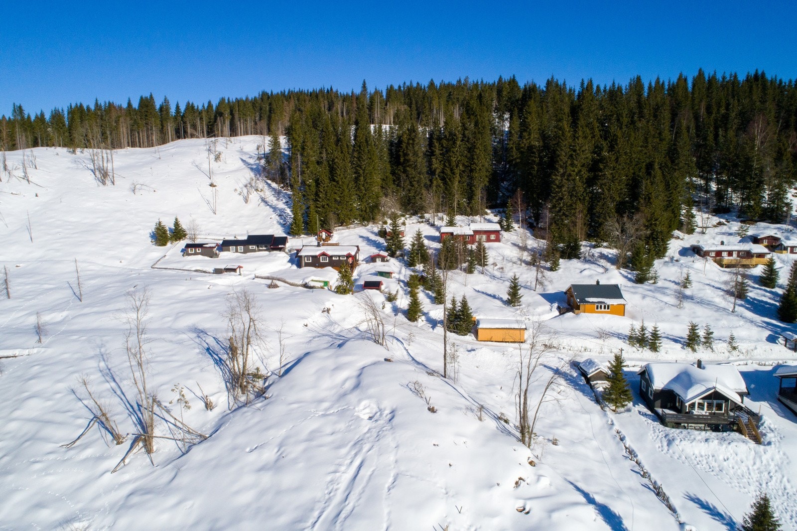 Nærområdet byr på et bredt utvalg av nydelige turveier i vakker natur Galleribilde