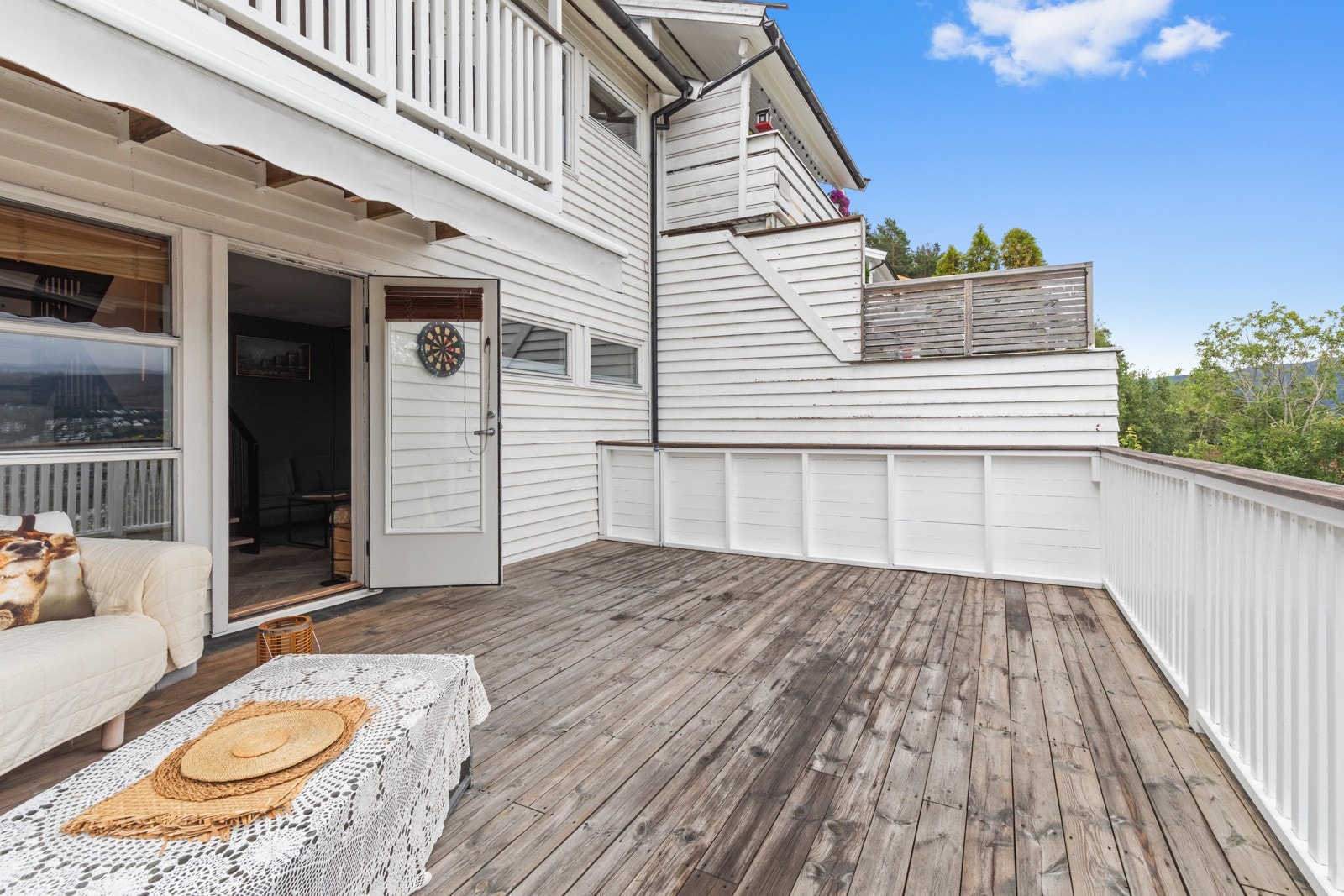 Terrassen er på ca 29kvm. Galleribilde