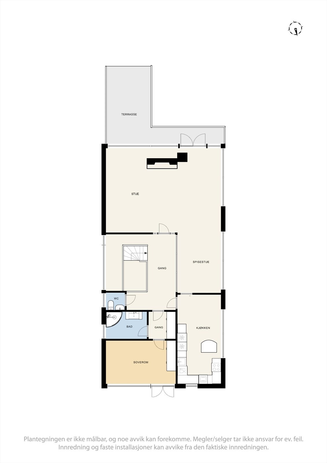 Plantegning - 1. etasje Galleribilde