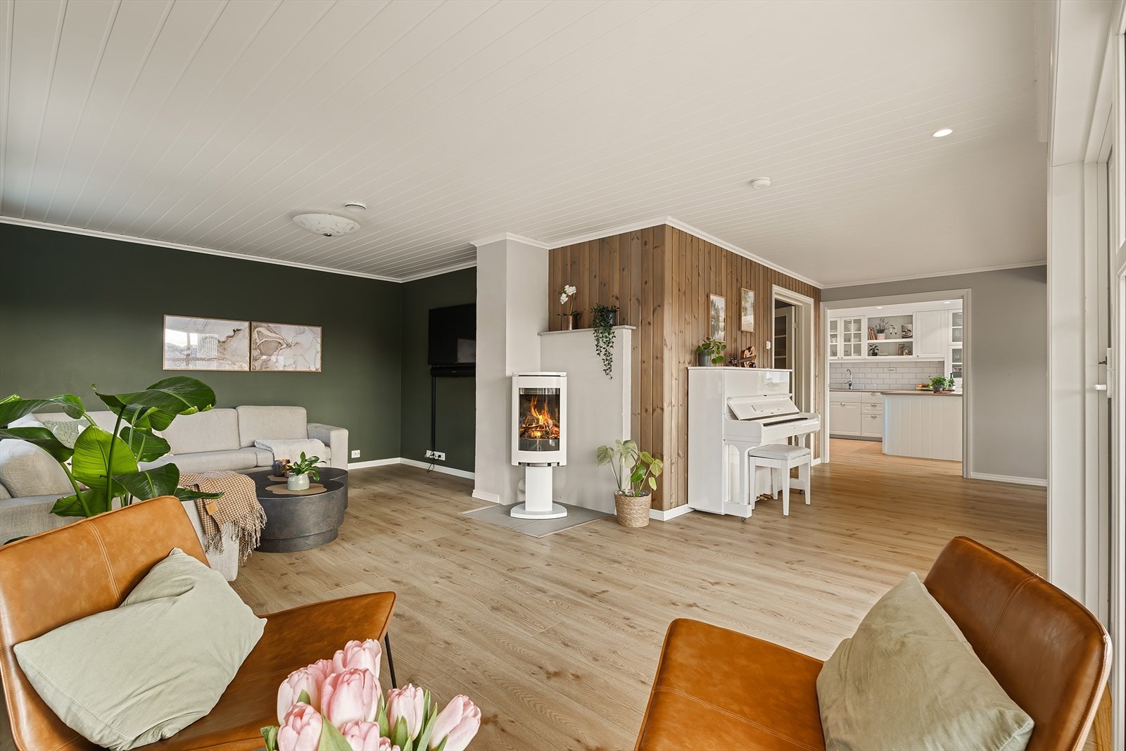 Balansert ventilasjon sørger for et godt inneklima året rundt. Galleribilde