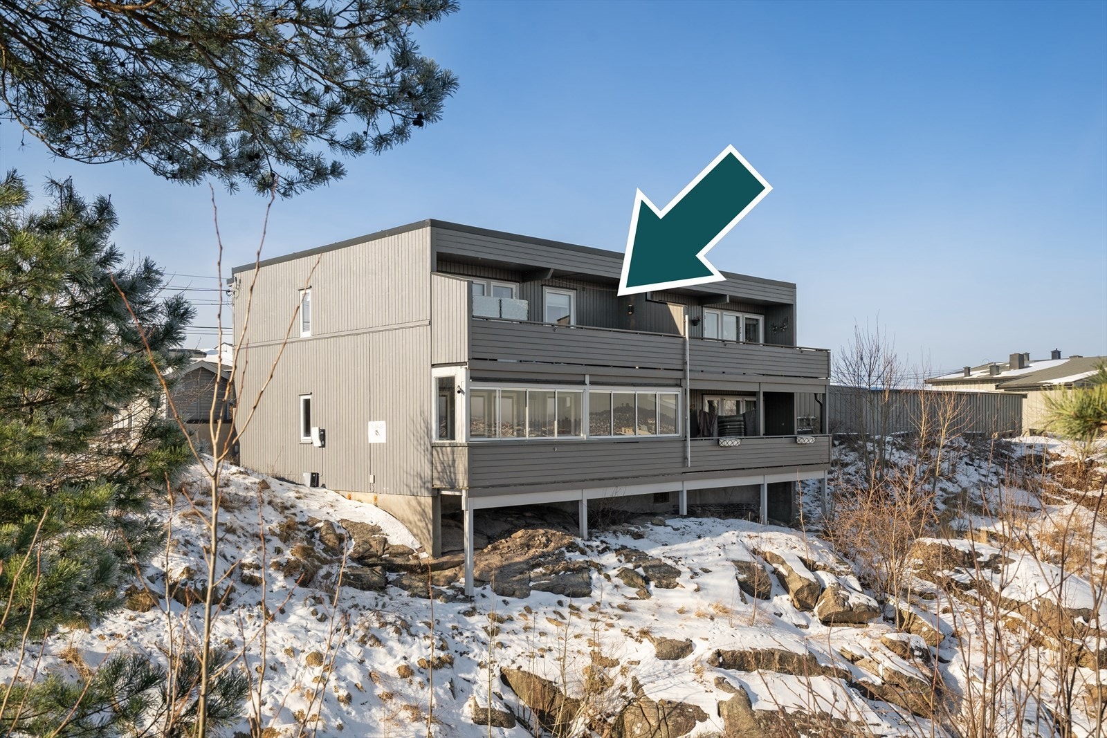 Leiligheten ligger fint til i 2. etasje og har en god planløsning. Galleribilde