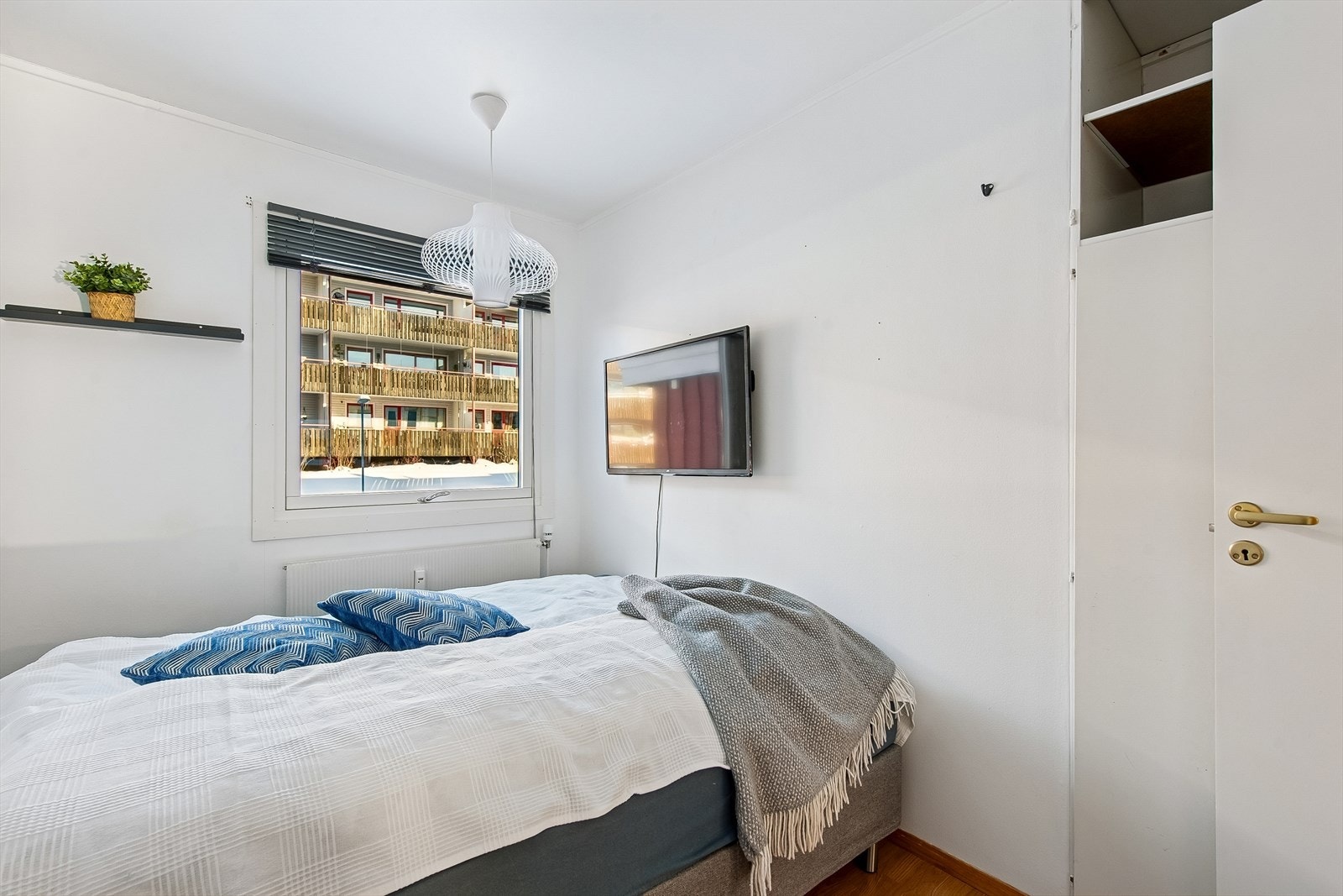 Også her er det plass til seng og garderobeløsning. Galleribilde